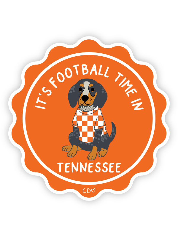 Knoxville Football Game Day Mascot Decal Sticker, 2 of 4