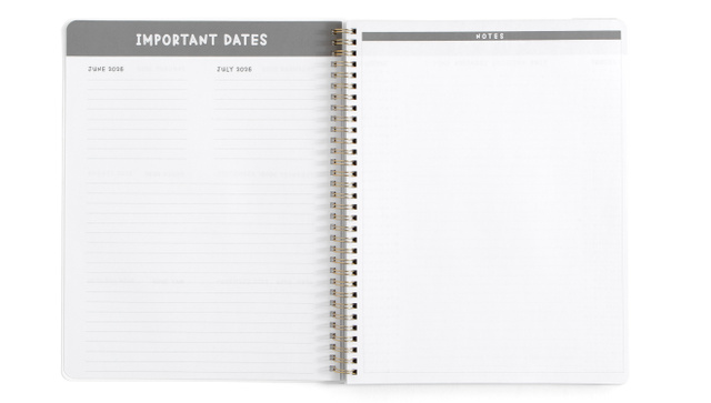 Happy Days Ahead- 8.5×11" Weekly/Monthly Planner, 5 of 10