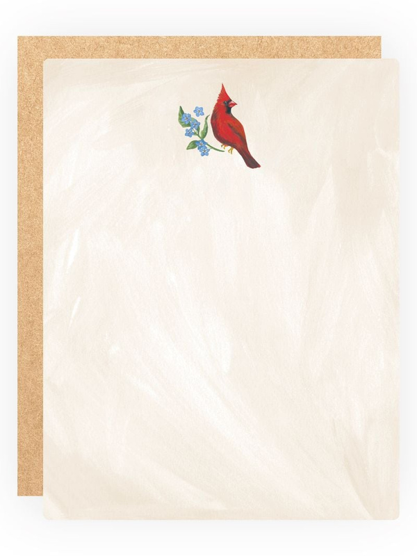 Feathered Friends Birds & Florals Flat Note Set, 6 of 8