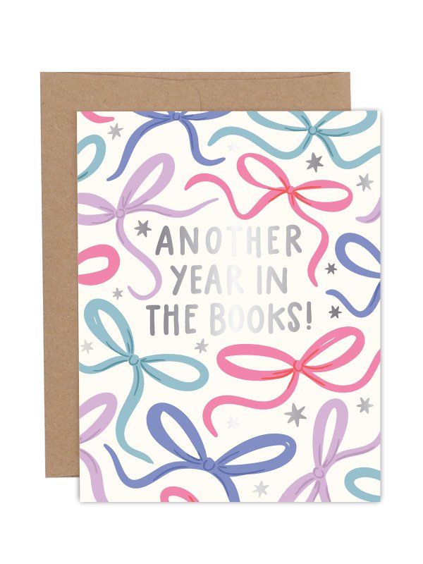 Another Year In the Books Birthday Greeting Card, 1 of 1