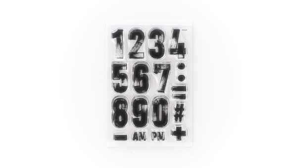 Numbers Are Awesome #7 4×6 Stamp Set, 1 of 2