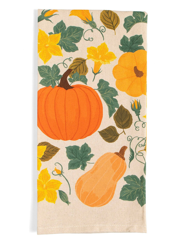 Pumpkin Patch Fall Tea Towel, 1 of 6
