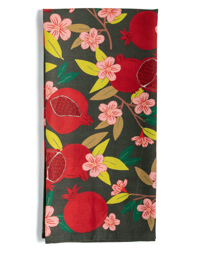 Pomegranate Pattern Tea Towel, 6 of 6