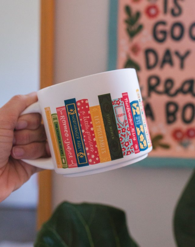 Classic Books Large Ceramic Mug, 1 of 6