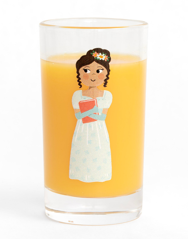 Pride and Prejudice Elizabeth Bennet Mini Juice Glass, 3 of 3