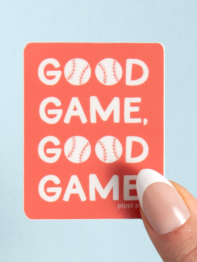 Good Game Baseball Decal Sticker, 3 of 5