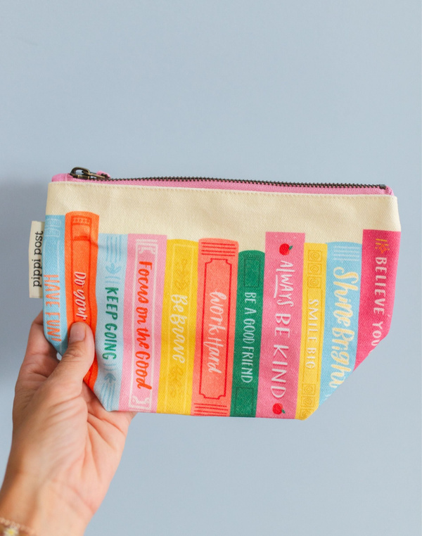 Affirmations Books Canvas Pouch, 1 of 4