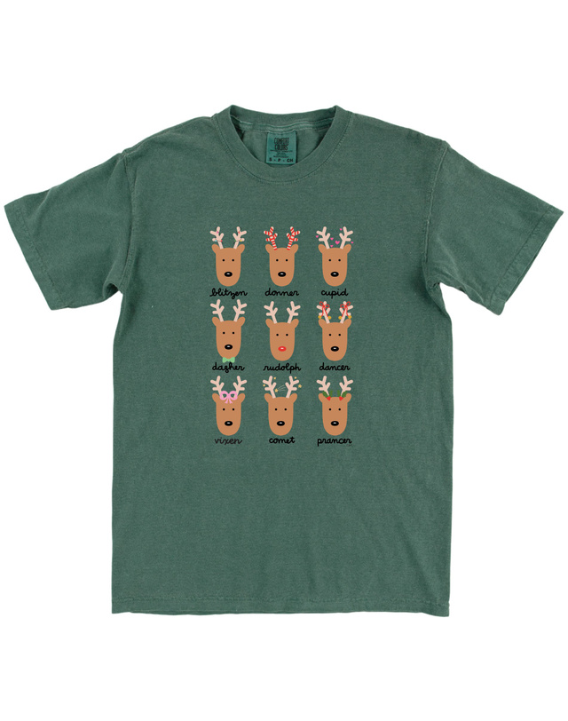 Reindeer Tee - Blue Spruce, 3 of 3