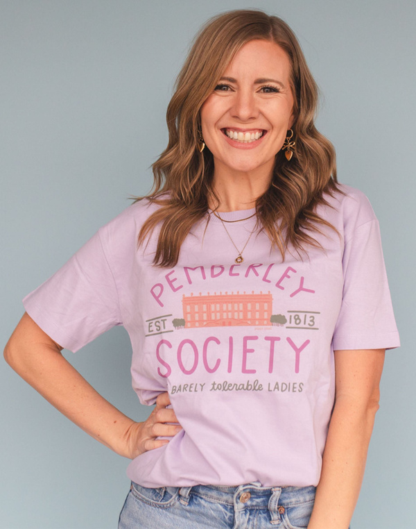 Pemberley Society - Pippi Tee - Lilac, 1 of 4