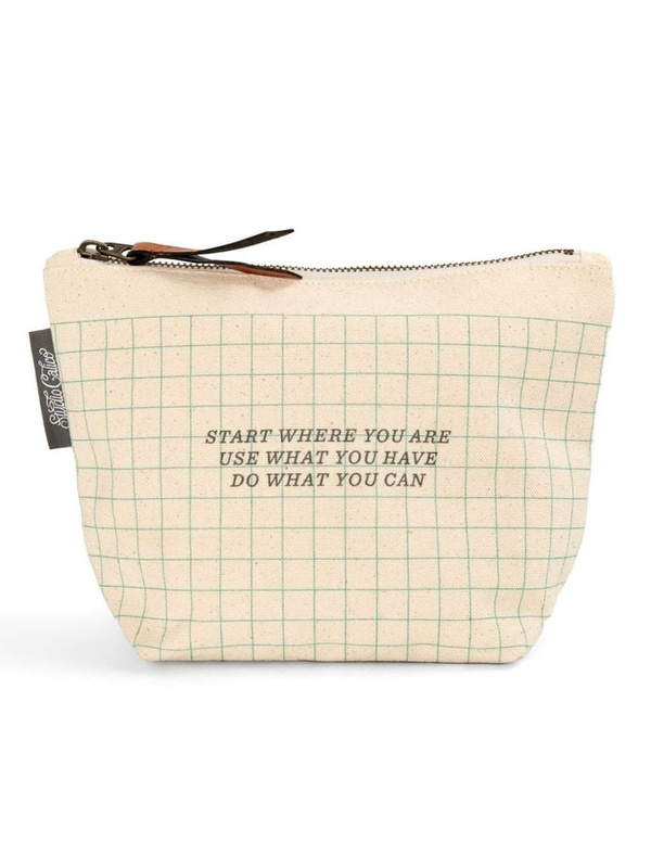 Overachiever Canvas Zip Pouch, 1 of 3