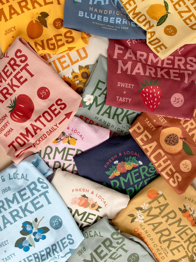 Lemon Grove Farmers Market Tee - Blossom, 5 of 5