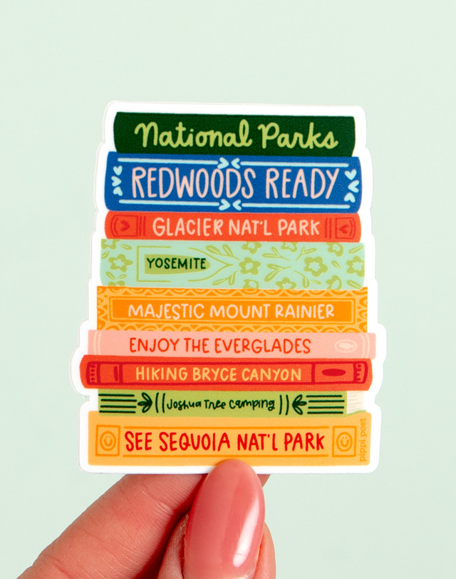 National Parks Book Stack Decal Sticker, 3 of 3