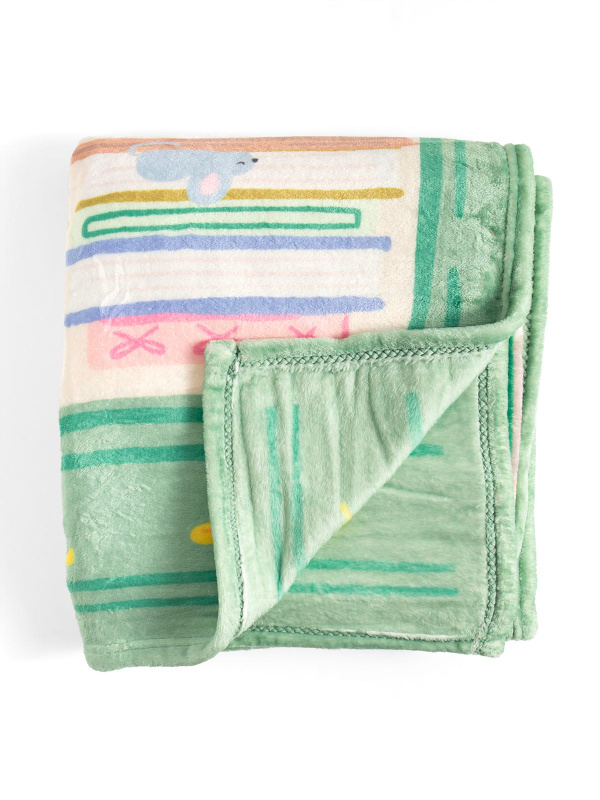 The Book Nook Reading Lover Fleece Throw Blanket, 7 of 8