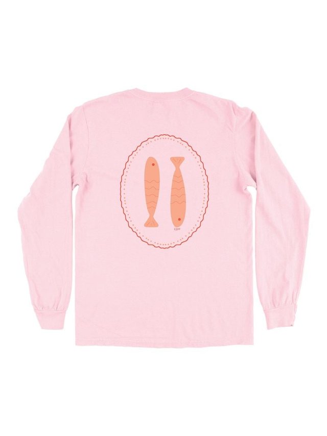 Coastal Fishy Long-Sleeve Tee - Blossom, 5 of 6