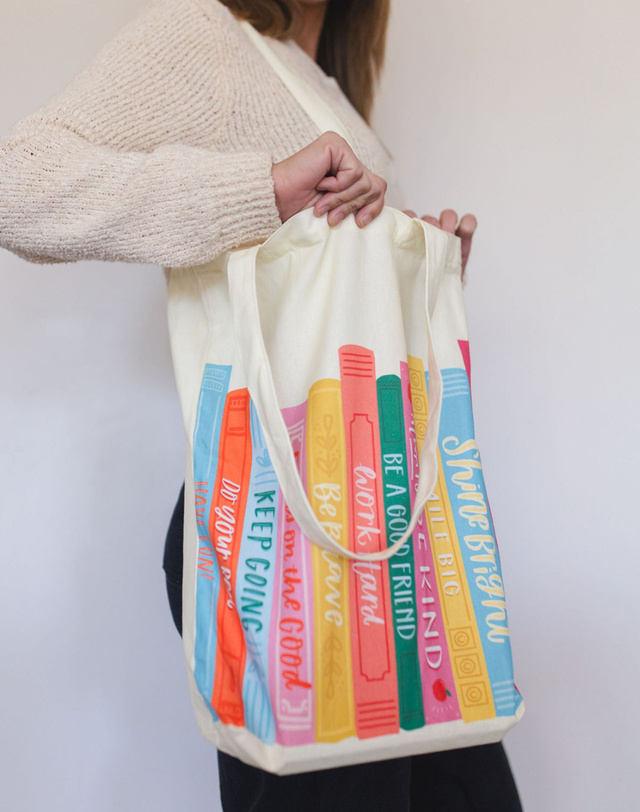 Affirmations Books Tote Bag, 3 of 5