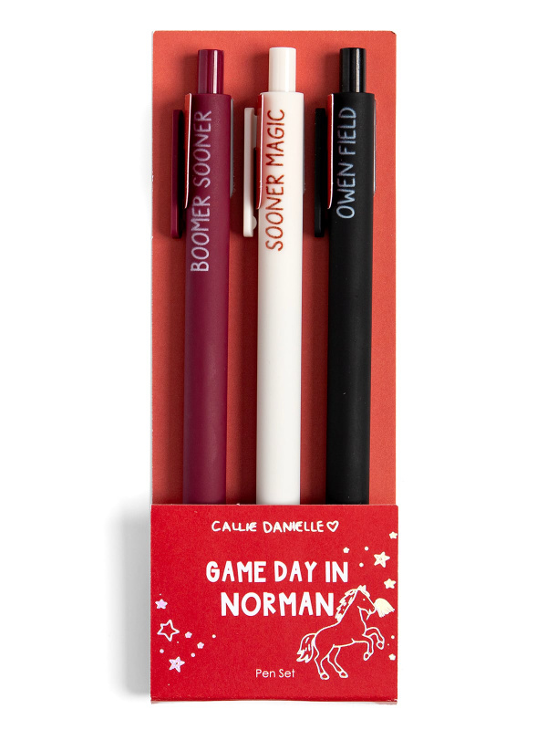 Norman Football Game Day Pen Set, 1 of 4