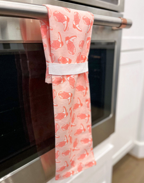 Western Cowgirl Boots Tea Towel, 2 of 3
