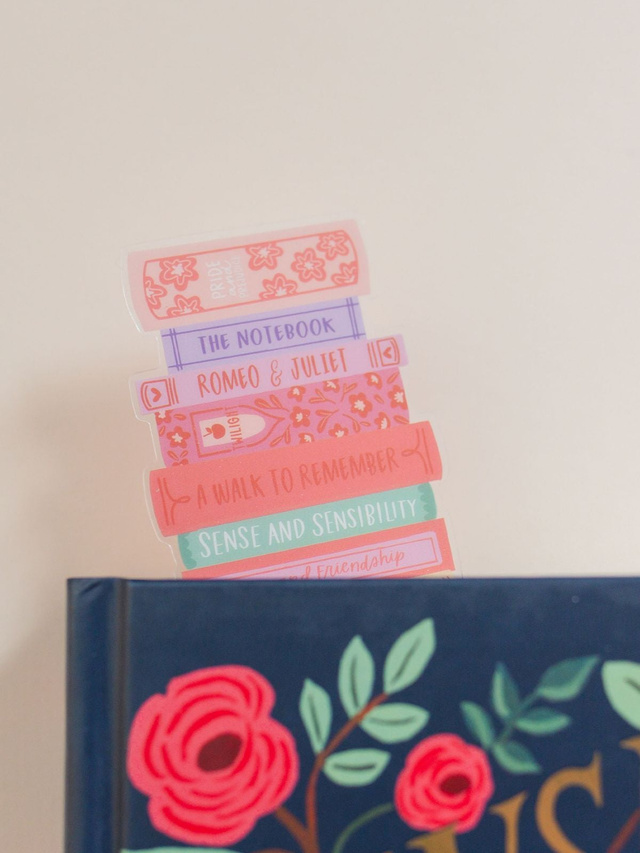 Romance Novels Transparent Bookmark, 3 of 4