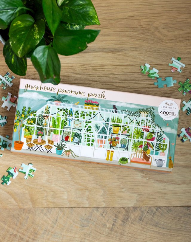 Greenhouse Panoramic - 400 Piece Jigsaw Puzzle, 8 of 8