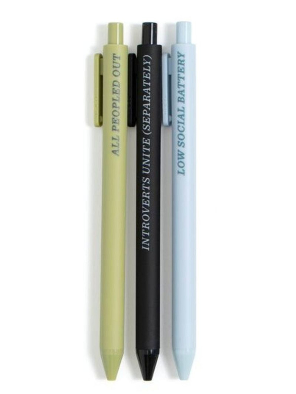 The Introvert Gel Pen Set, 2 of 3