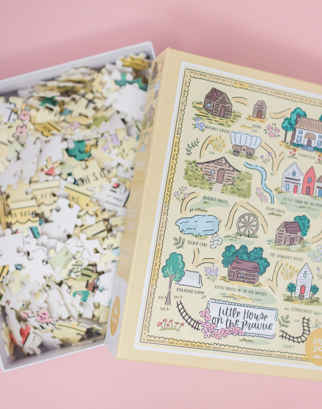 Little House on the Prairie Map - 500 Piece Jigsaw Puzzle, 4 of 8
