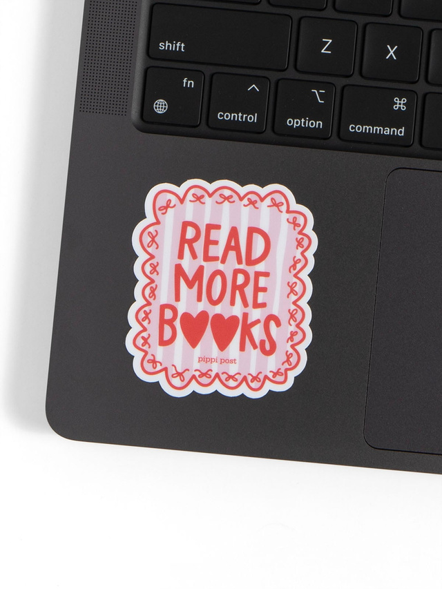 Read More Books Bows & Hearts Decal Sticker, 3 of 3