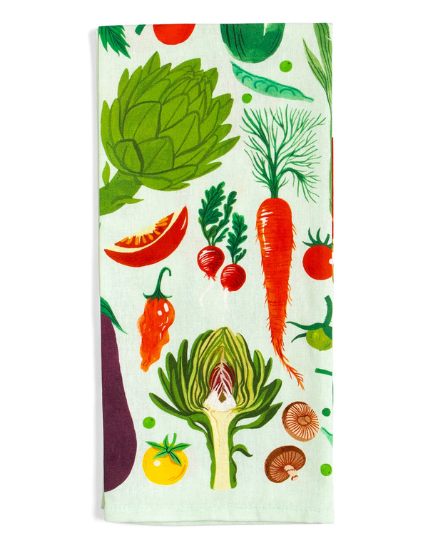 Farm Fresh Veggies Tea Towel, 6 of 9