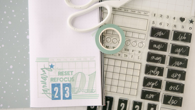 Stamp Set : 6×8 Monthly Planner, 4 of 5