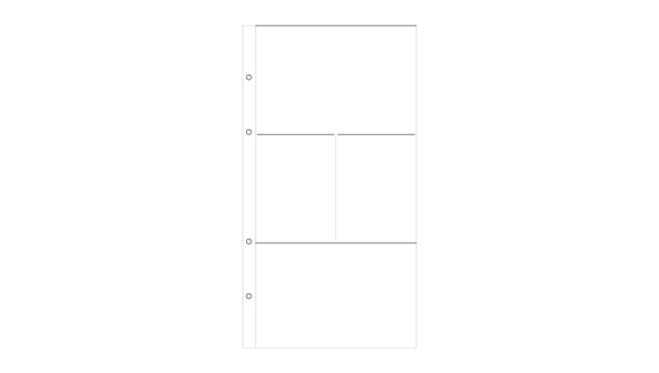 6×12 Page Protector C  - FACTORY SECONDS, 1 of 4