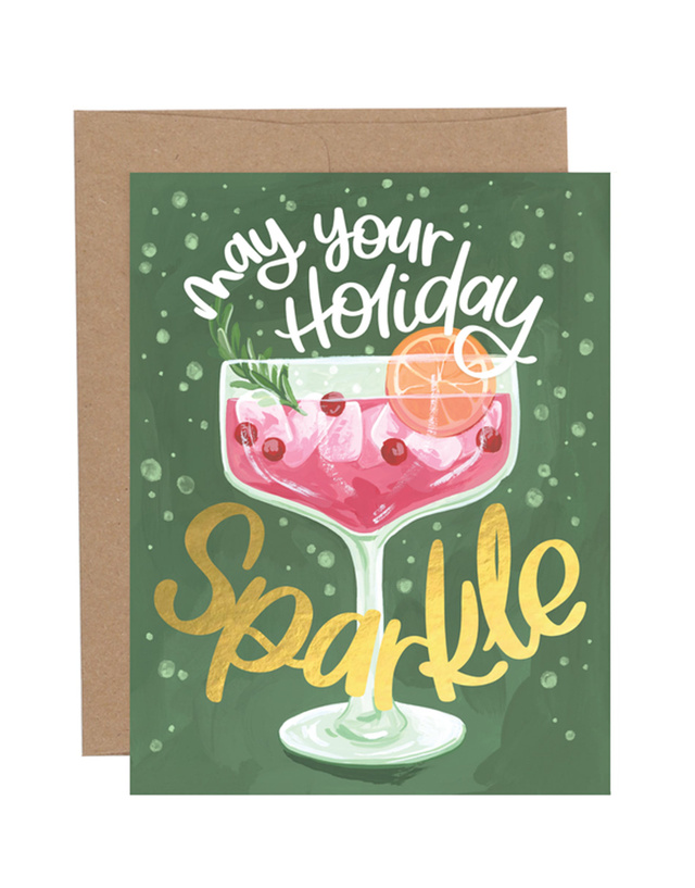 May Your Holiday Sparkle Greeting Card, 1 of 1