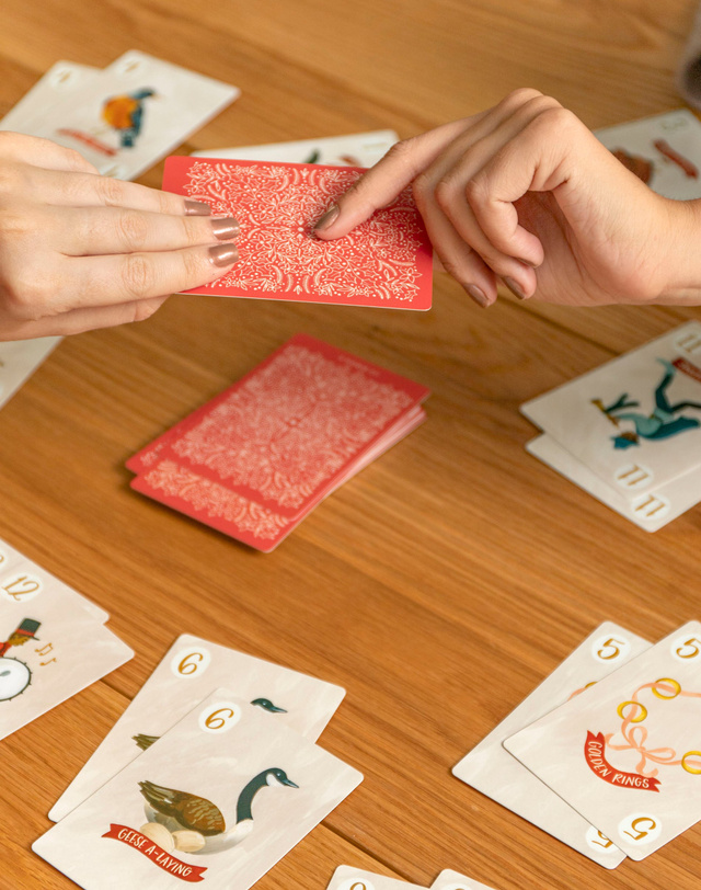 12 Days Of Christmas Go Fish Card Game, 5 of 7