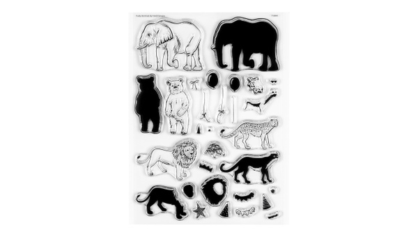 Stamp Set : 6×8 Party Animals, 1 of 6