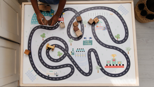 Table Top Race Track Play Mat, 3 of 7