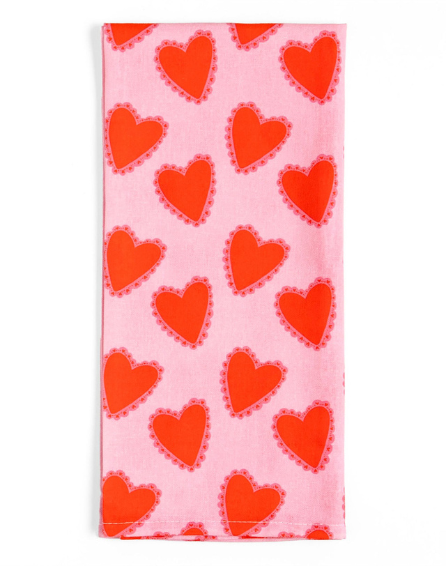 Hearts Tea Towel, 4 of 4