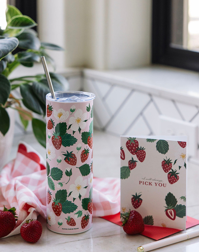 Strawberry Patch Tumbler, 4 of 6