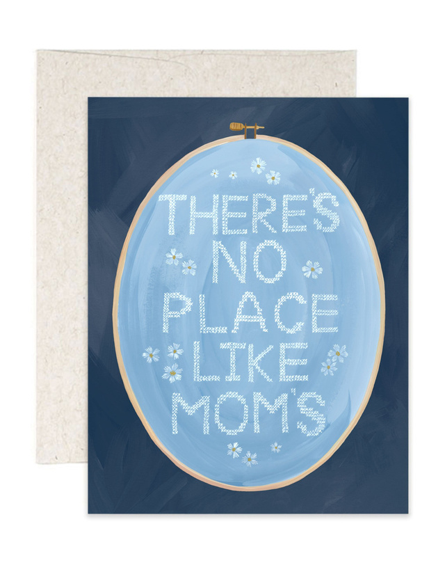No Place Like Mom's Greeting Card   , 1 of 1