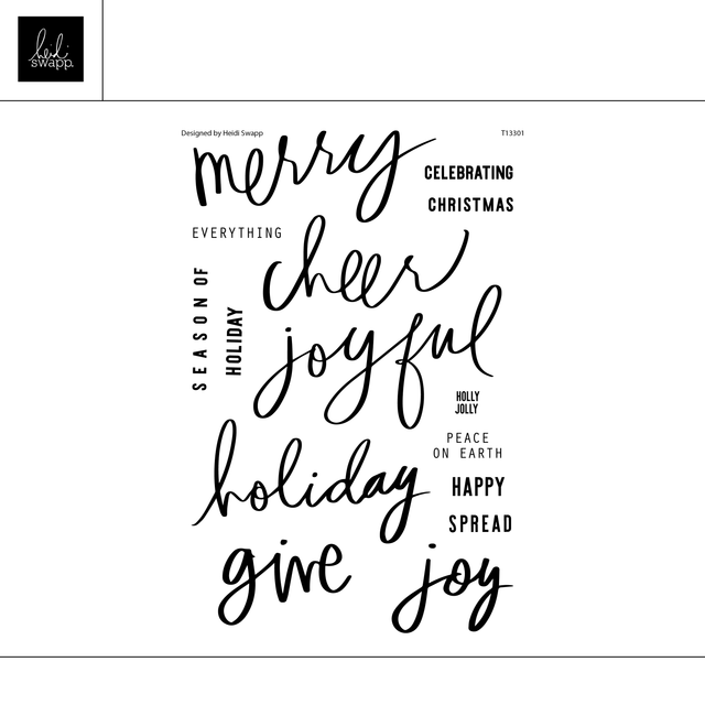 Digital 4×6 Christmas Words Stamp, 1 of 1