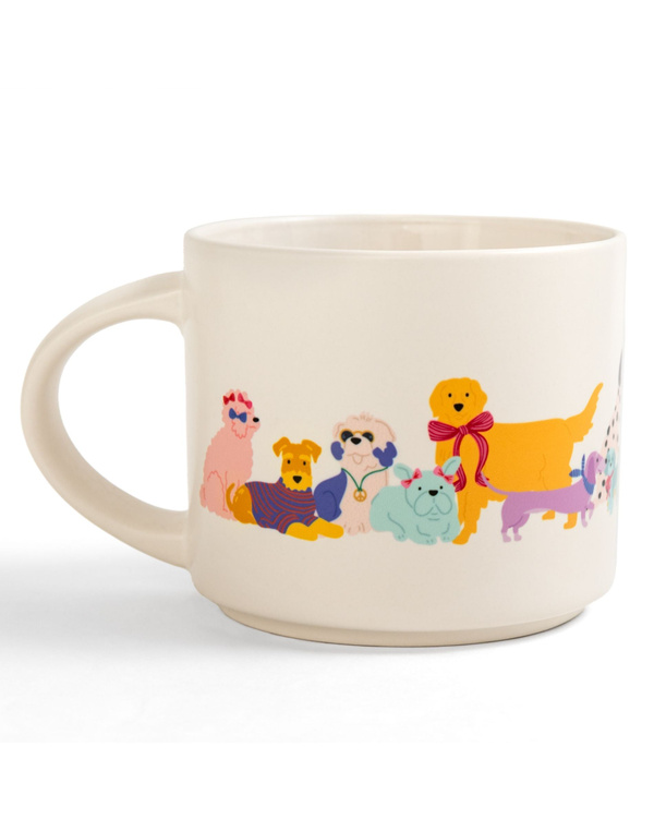 Dapper Dogs Large Ceramic Mug, 3 of 5