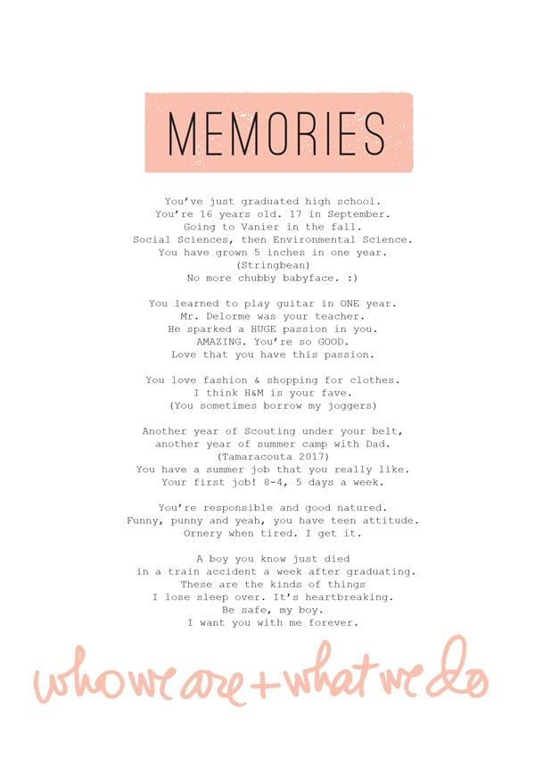 Memories, 2 of 2