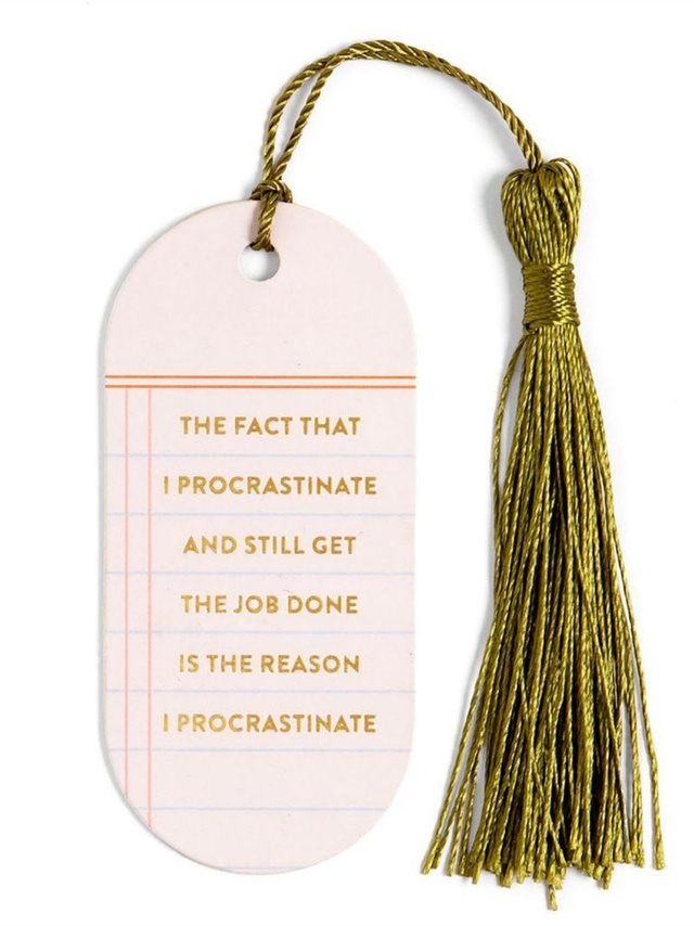  Bookmark - Procrastinator, 1 of 2
