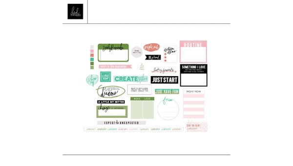 Stop The Blur January 2022 Digital Printable, 1 of 1