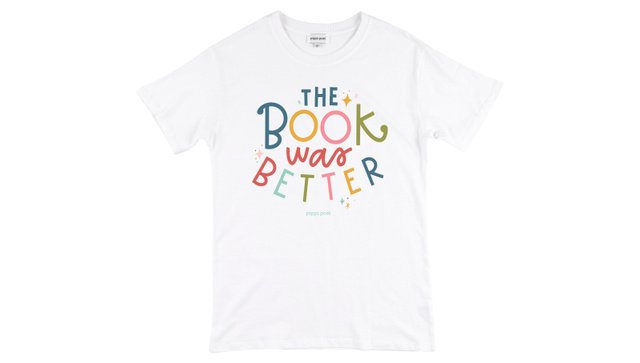 The Book Was Better Tee - White, 5 of 5