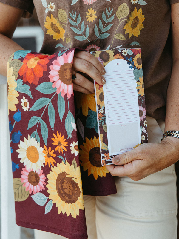 Sunflowers Market List Notepad, 2 of 4
