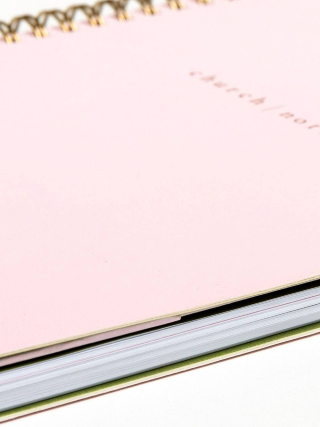 Blush Pink Bible Study Spiral Notebook, 2 of 11