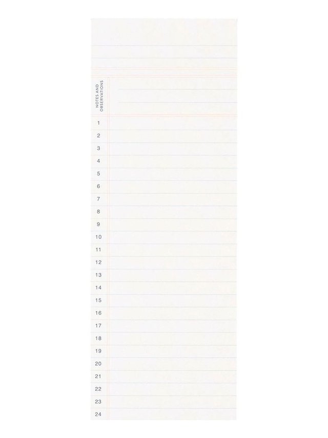 Notepad - 3×8 List , 1 of 5