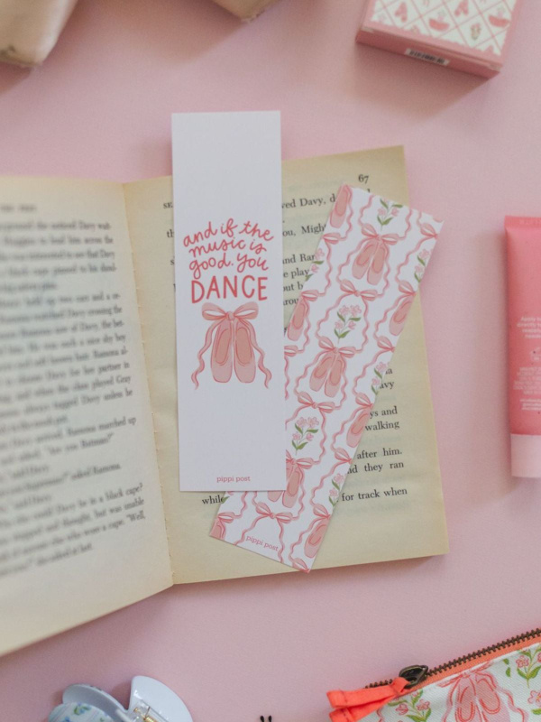 And If The Music Is Good, You Dance Ballet Bookmark Set, 1 of 2