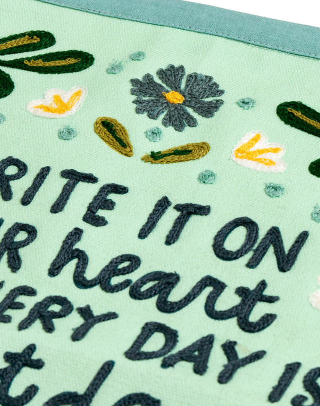 Best Day of the Year Embroidered Canvas Banner, 3 of 4