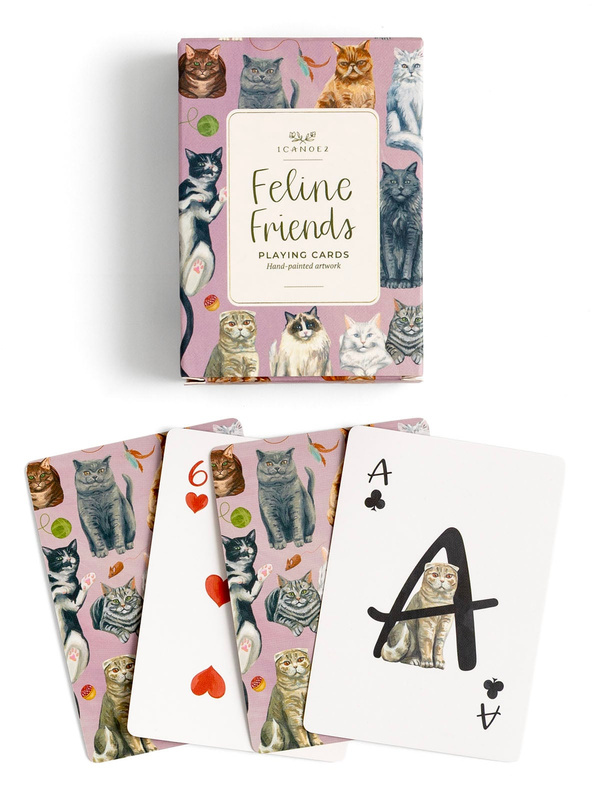 Feline Friends Cats Deck of Playing Cards, 1 of 3