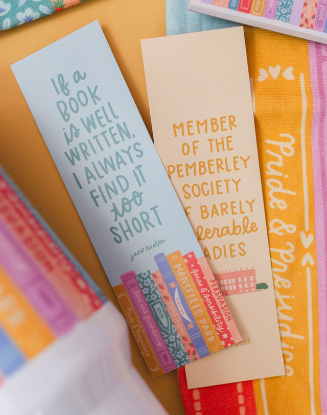 Jane Austen Books Bookmark Set, 2 of 5