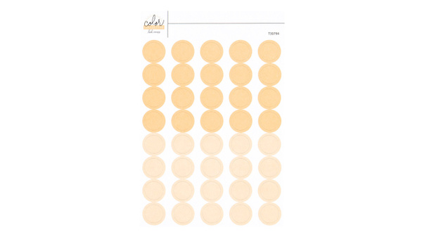Color Collective 4×6 Circle Stickers - Blush, 1 of 1